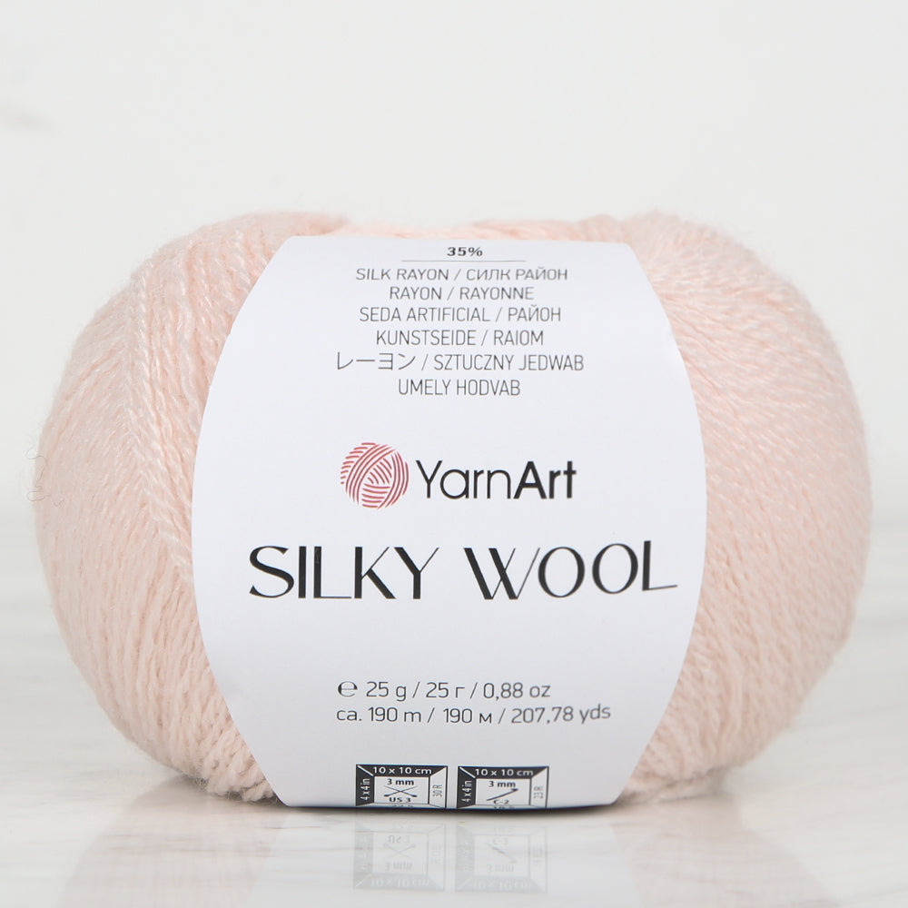 YarnArt SILKY WOOL Ten Rengi El Örgü İpi - 341